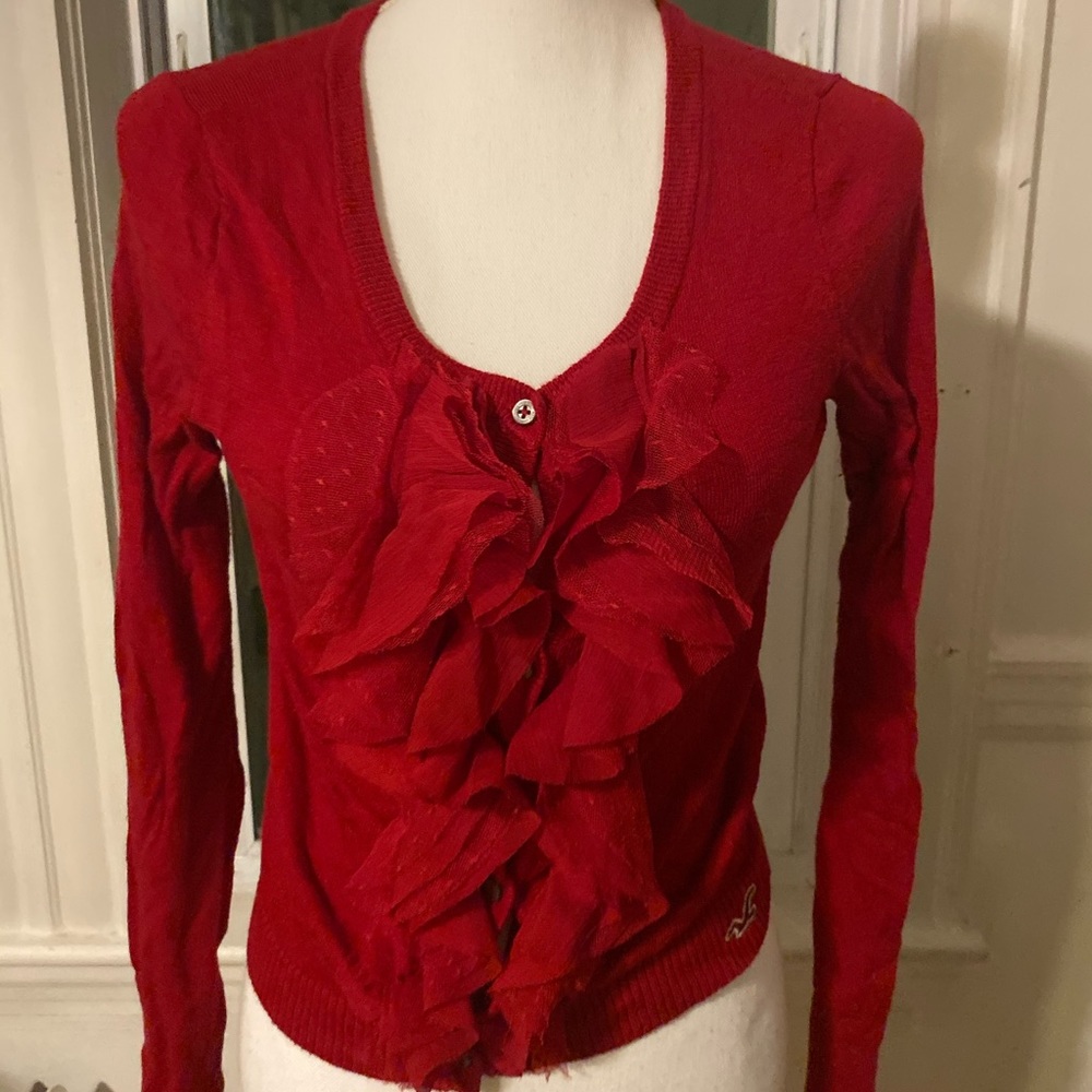 Red sweater